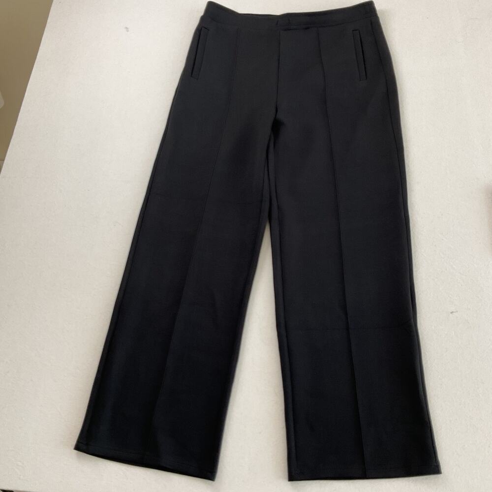 Christian Siriano Womens XL Black Flared High Waisted Pants